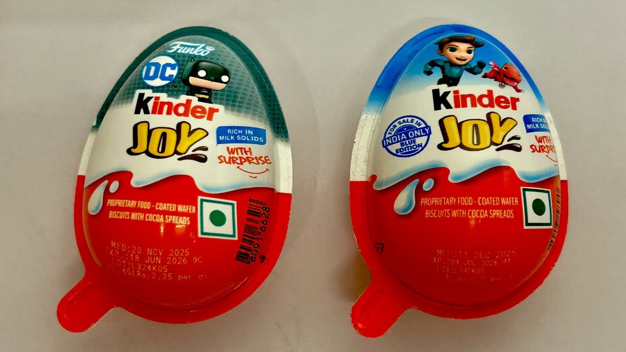 Kinder Joy DC Edition Unboxing ASMR #kinderjoy #asmr #batman