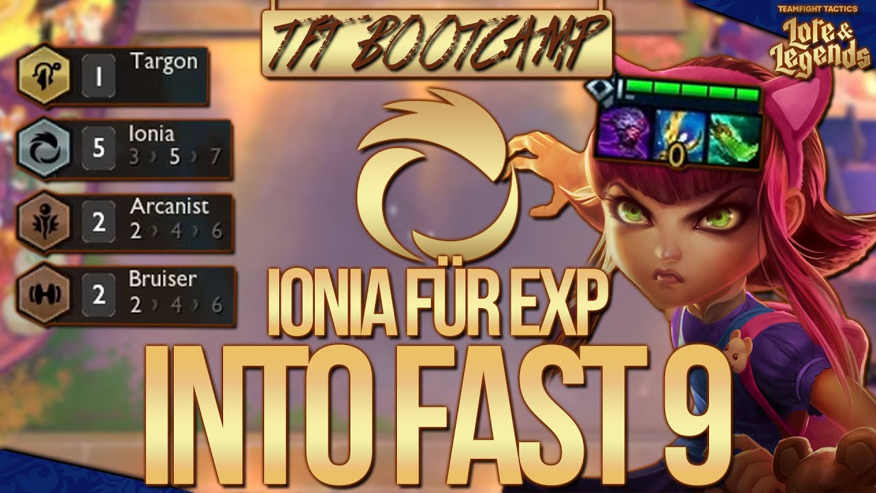 Ionia für EXP into Fast 9! | TFT Set 16 Bootcamp Banger 6