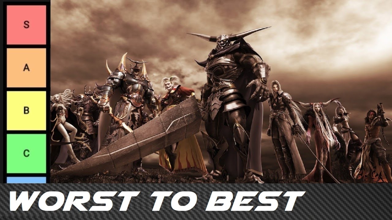 Worst to Best: Final Fantasy Main Villians (Tier List)