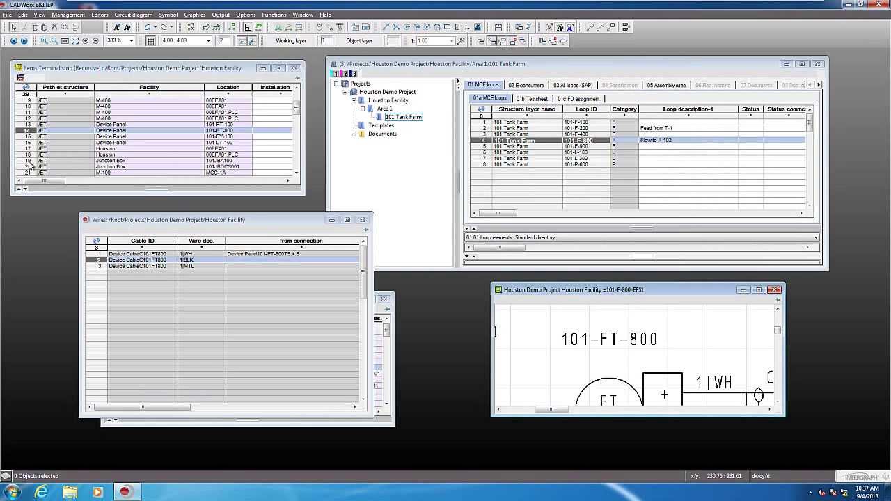 Working with CADWorx E&I video presentation