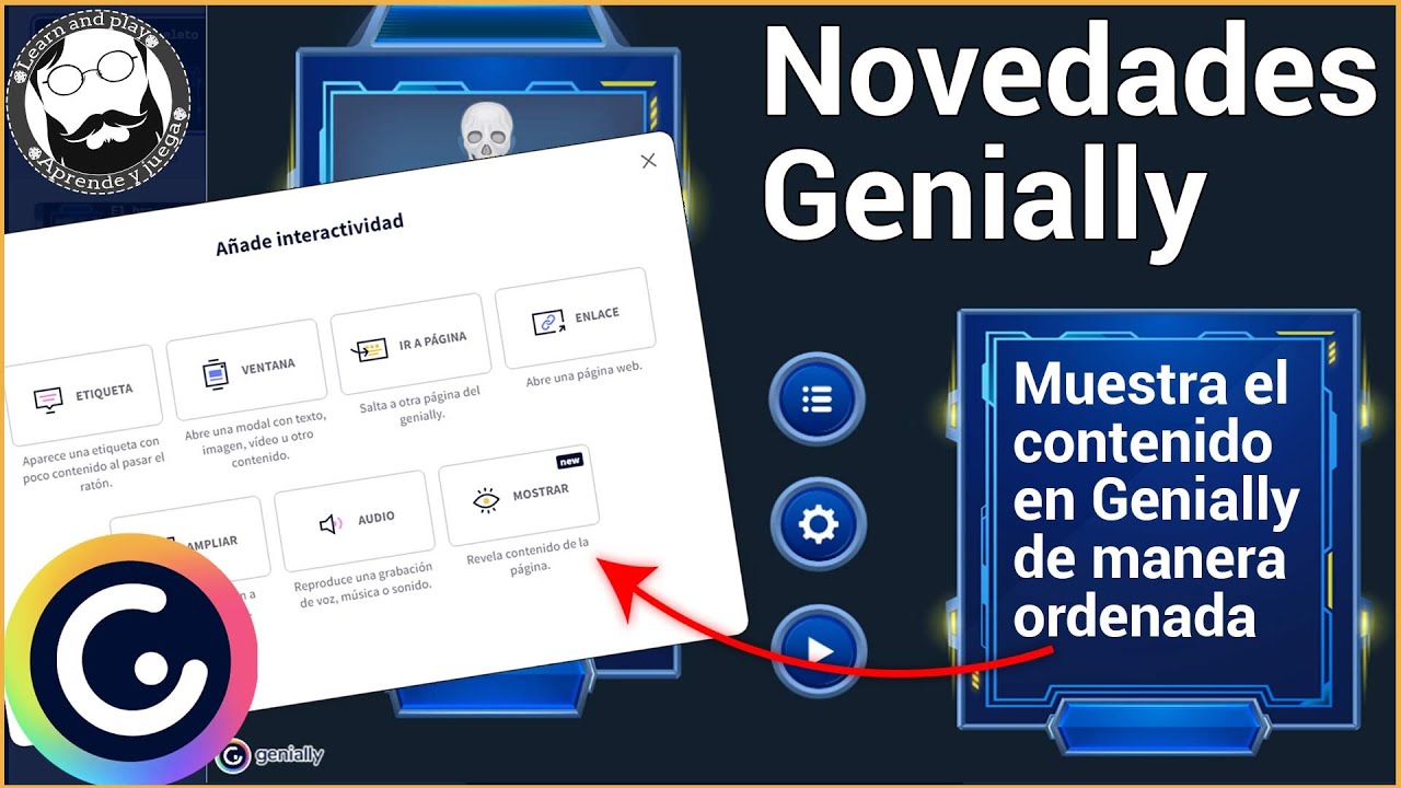 Novedades Genially 2022: Mostrar contenido ordenado
