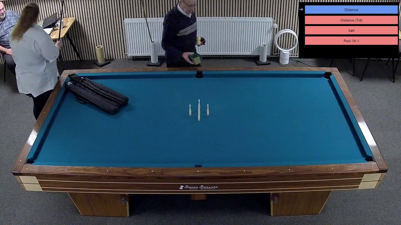 Bord 1 | Keglebillard - Kvinder, Klasse B &Oslash;st | Regionsfinale