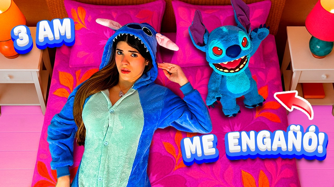My Stitch ANIMATRONIC TRIED to reveal my CELL PHONE NUMBER at 3 AM😨 | Ani Cat😻