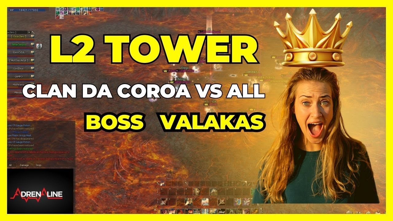 L2 TOWER - CLAN DA COROA VS ALL NO VALAKAS