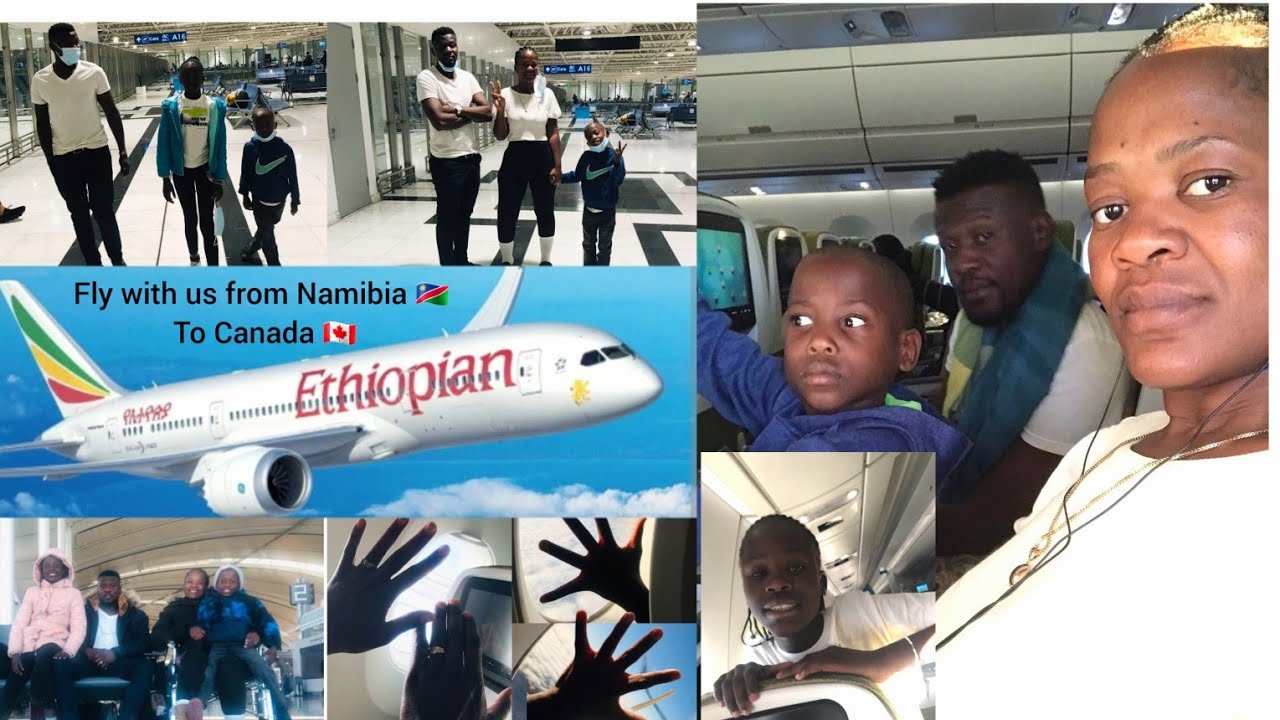 Fly with us from Namibia 🇳🇦 to Canada 🇨🇦