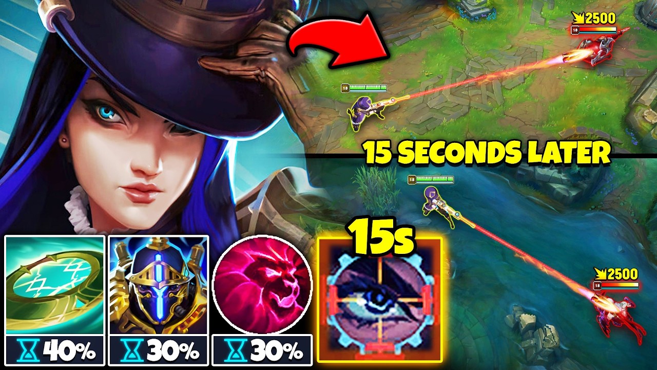 THIS CAITLYN BUILD GIVES YOU UNLIMITED ULTS! (PRESS R EVERY 15 SECONDS)