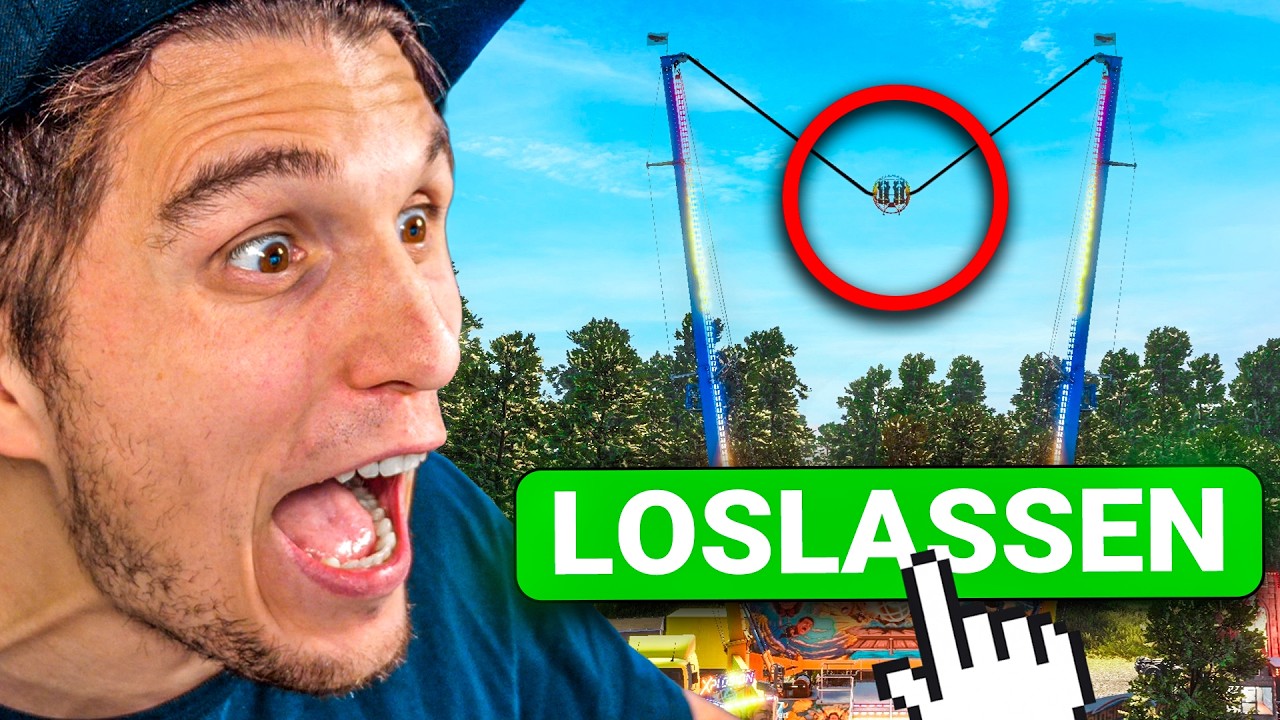 Ich schieße Leute in dem Himmel im Kirmes Simulator