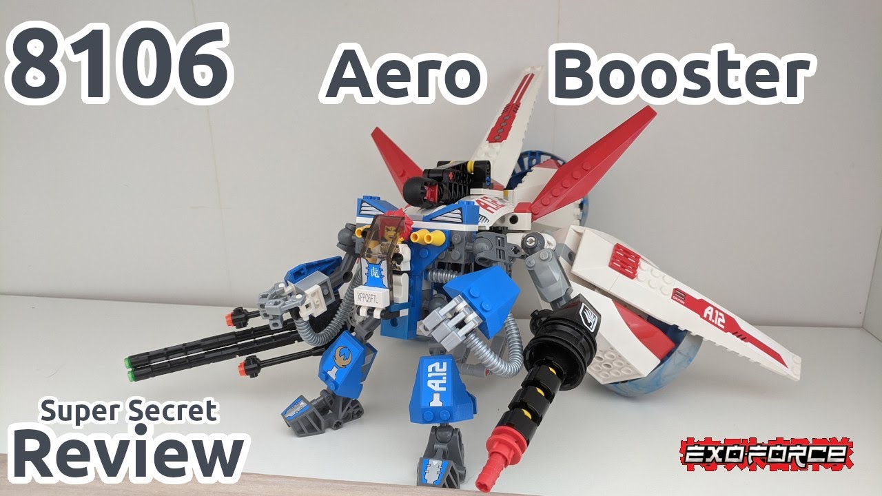 LEGO review 8106: Aero Booster (2007, Exo Force - Golden City) 🔎