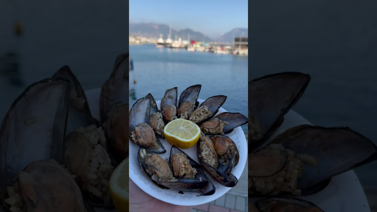 Mussels | Midye Dolma 😋👍🏻#streetfood #shortsvideo #shorts