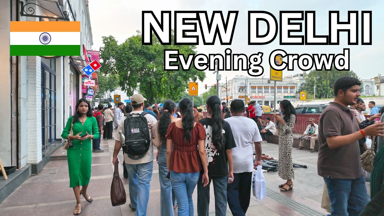 Connaught Place, Janpath, New Delhi 🇮🇳 | Street Shopping & Evening Crowd (4K Walking Tour 2026)