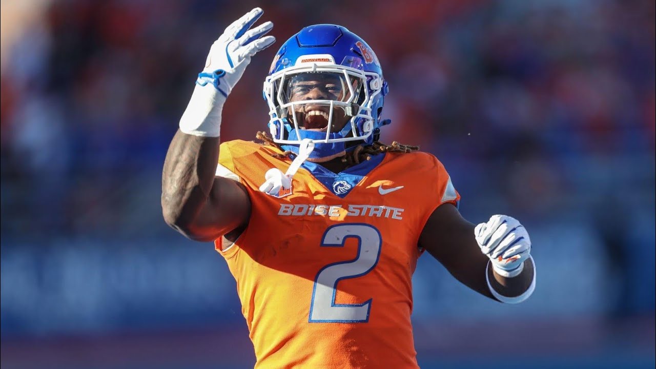 Ashton Jeanty Rare High Quality Clips for Edits! (Boise State) (Upscaled With Topaz)