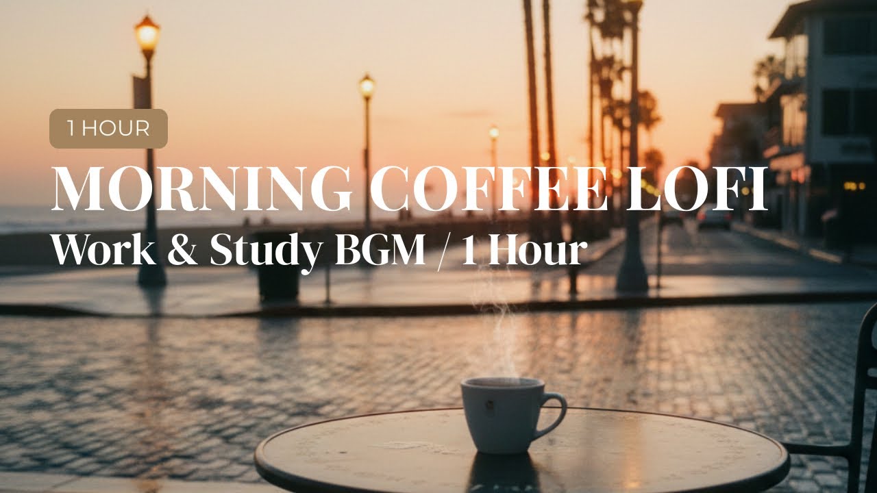 Beachside Sunset Coffee – Chill LoFi Beats for Study & Relax