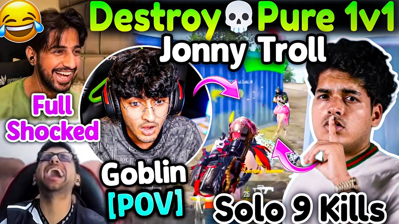 Jonathan vs Goblin Pure 1v1💀🔥Jonny Banter🤣 Owais Hector Full Shocked🤯
