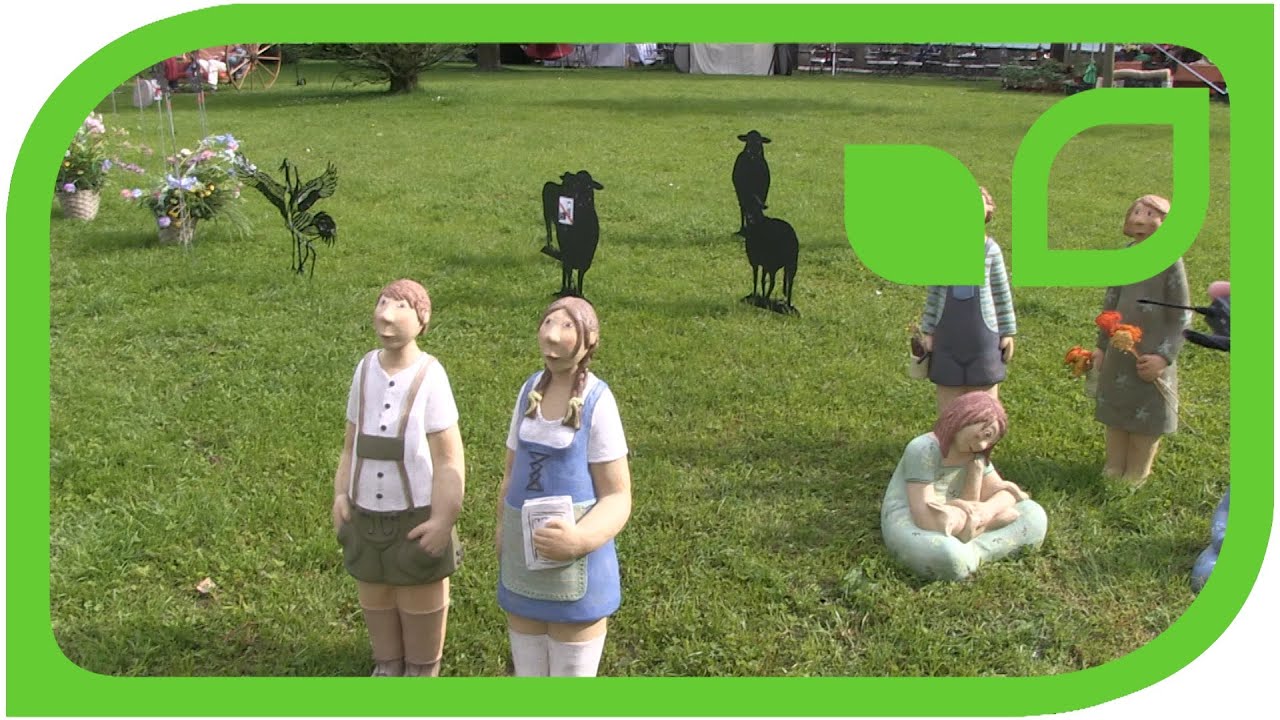 Interview mit Monika Moosmann über die Gartenfiguren von German de Juana