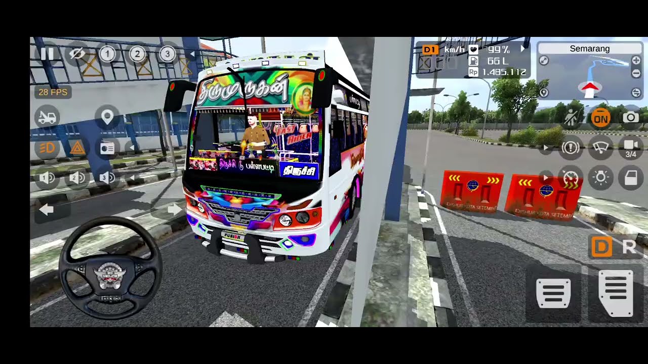 💥 krishna express different map bus simulator indonesia android game play video 