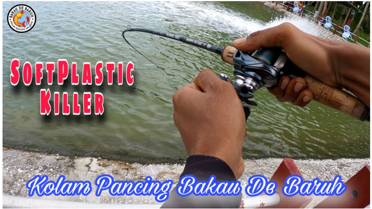 Kolam Pancing Bakau De Baruh - Full Strike On Softplastic