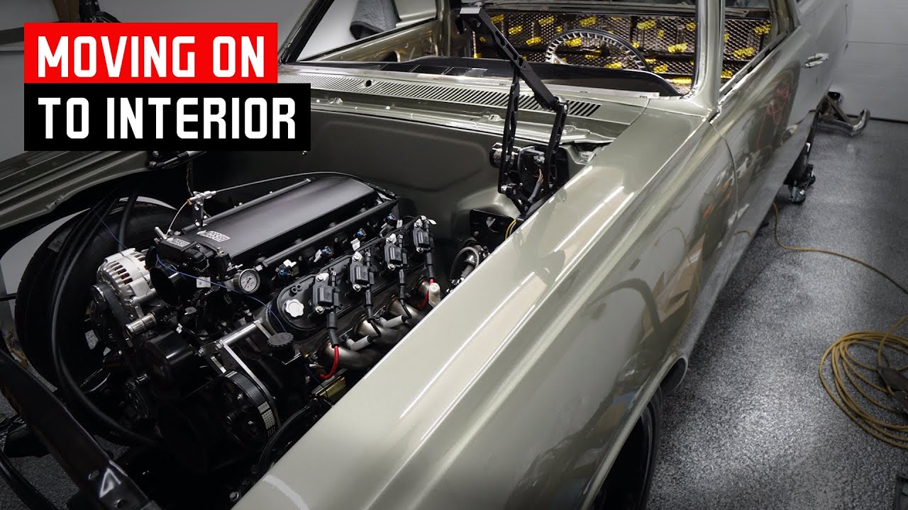 Making a harness bar and new seat brackets for the 1965 ElCamino