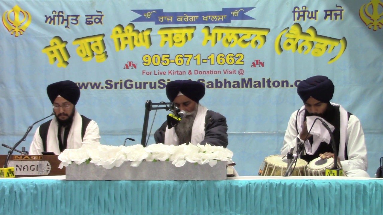 Bhai Randhir Singh ji , Jeeo Darat hai aapnaa, dhanasri, too kun re, Malton ON, Nov 17 2019  Part 1