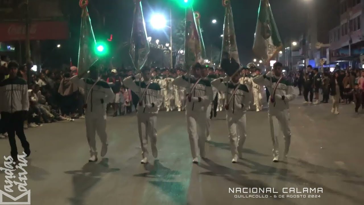 NACIONAL CALAMA desfile de faroles 6 de agosto 2024