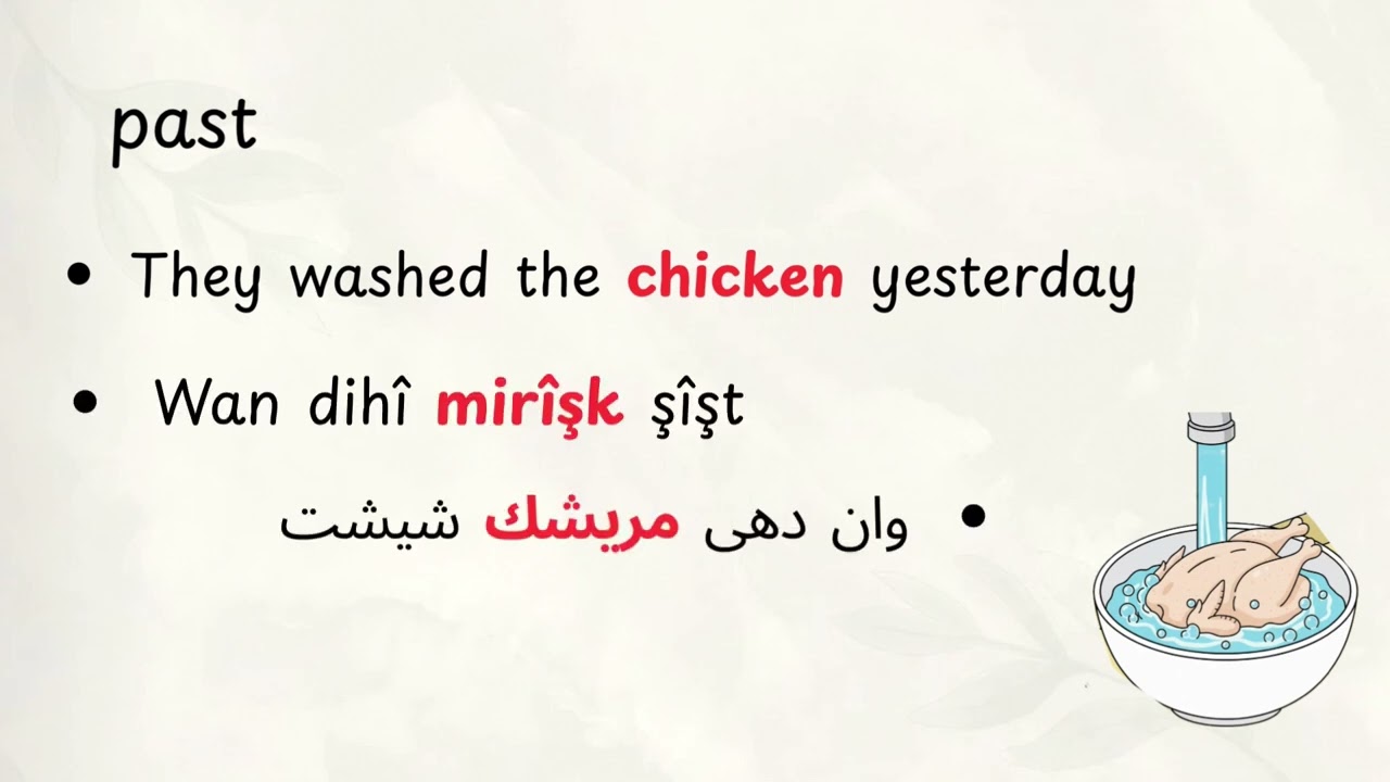 Learn Kurdish Behdini (0034)Cook rice
