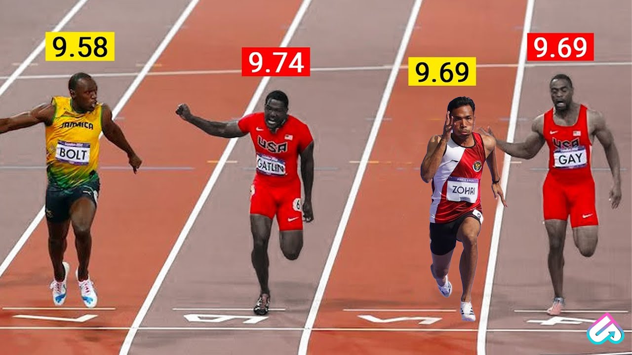 ATLET LARI INDONESIA KEJAR REKOR DUNIA USAIN BOLT!? Deretan Pelari 100 M Juara Dunia 2009 – 2023