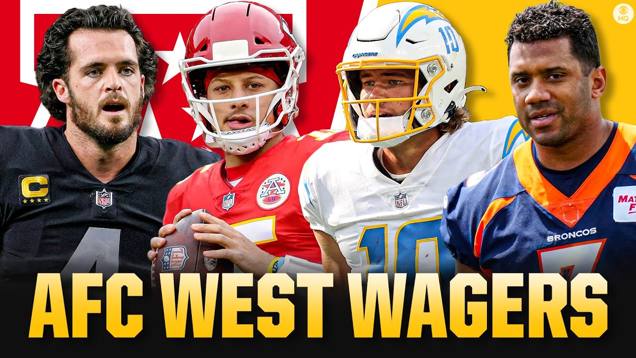 AFC West Wagers: Team win totals + Pick to WIN division | CBS Sports HQ