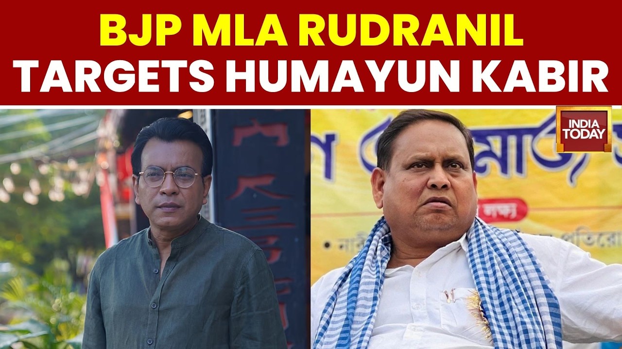 West Bengal Politics: BJP MLA Rudranil Ghosh Makes Strong Remarks on Humayun Kabir | India Today
