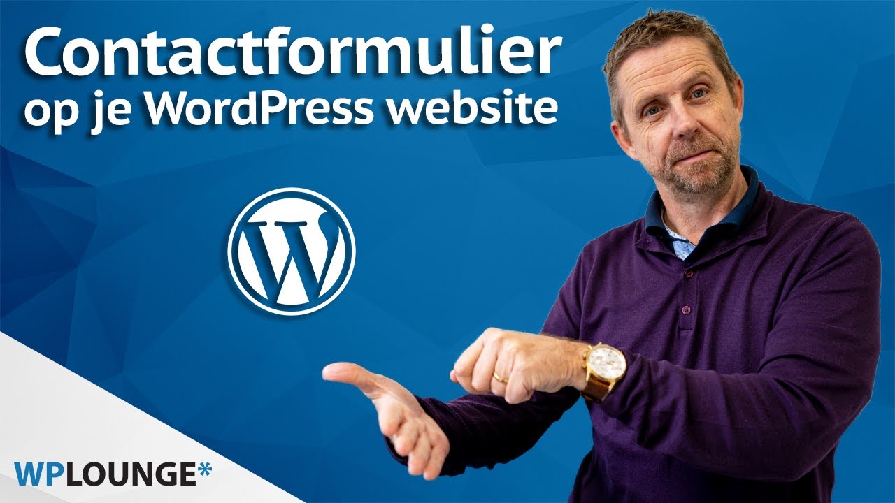 Een contactformulier maken in WordPress met WPForms | 2020