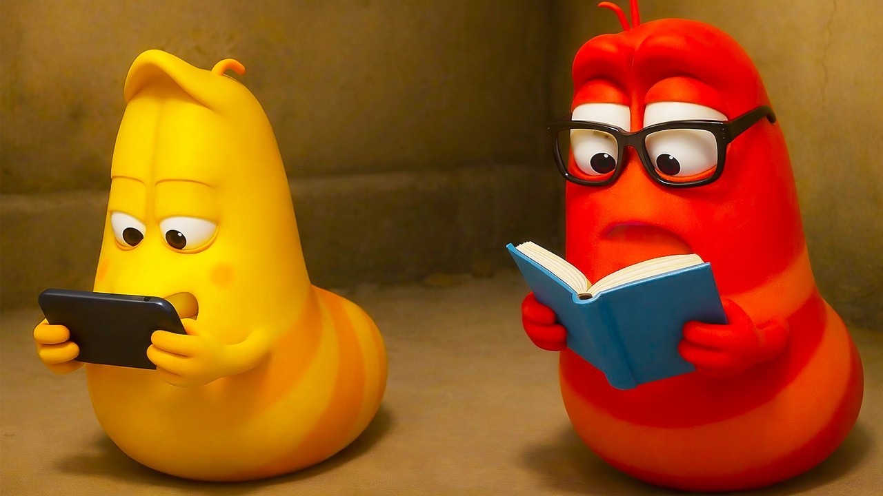 LARVA SMTOON SURPRISE: Phones and books - Larva Cartoons 2026 🍟 Best Cartoon Movie