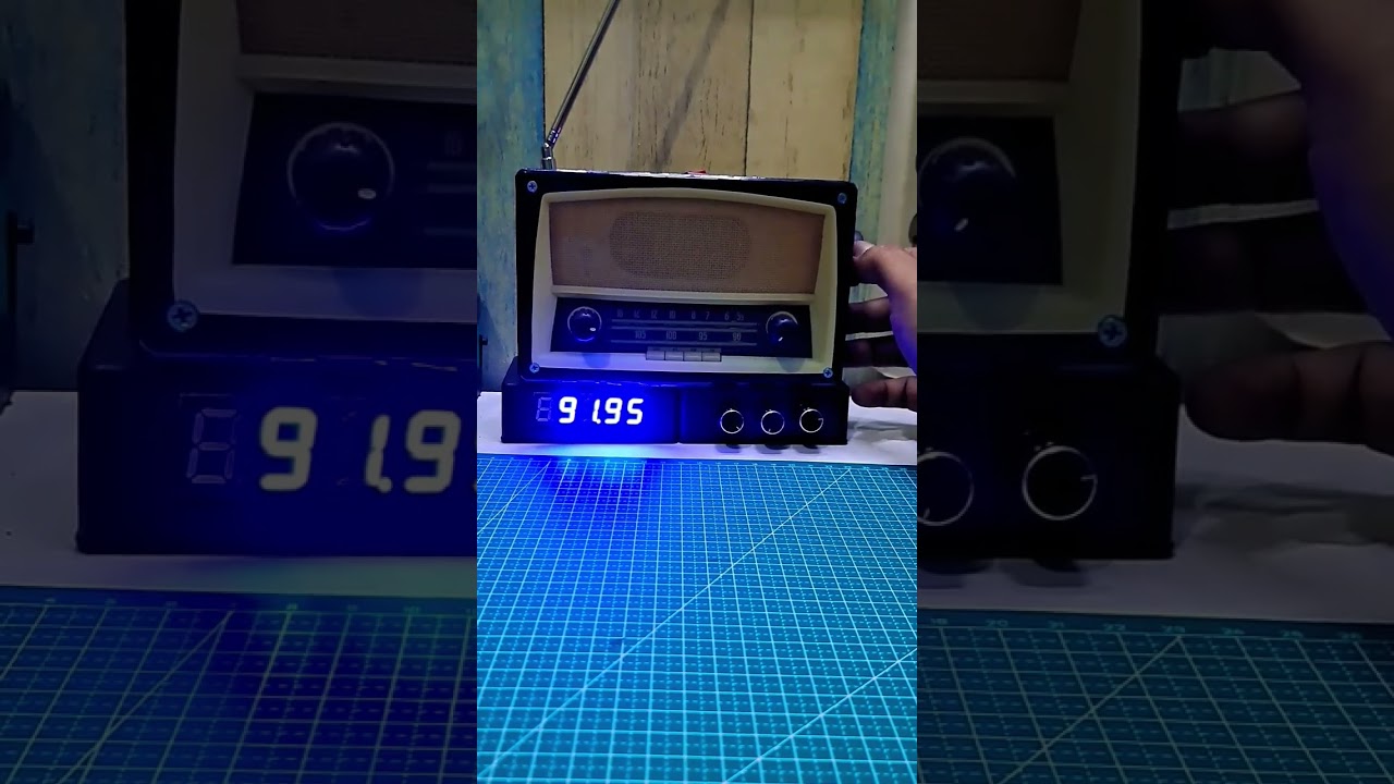 Radio Lawas modif Tuner FM stereo