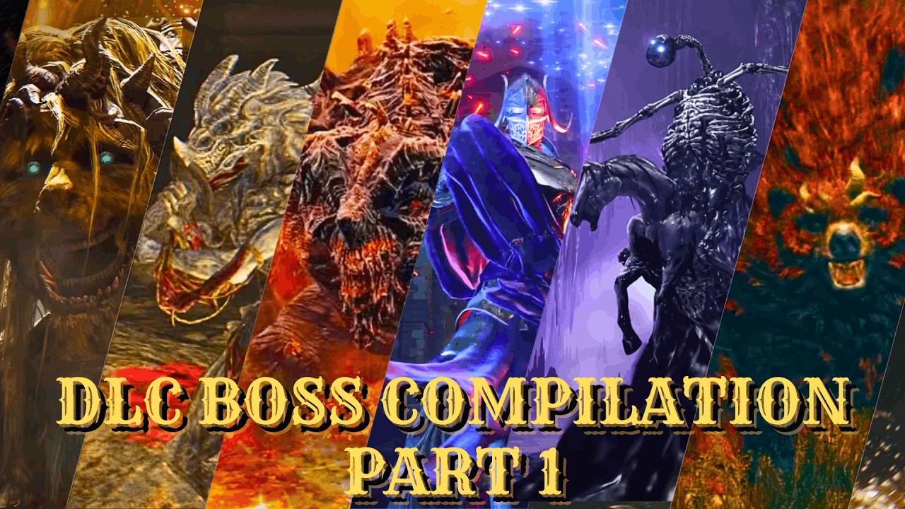 ELDEN RING DLC SOLO RUN & NO SUMMONS - BOSS COMPILATION PART 1