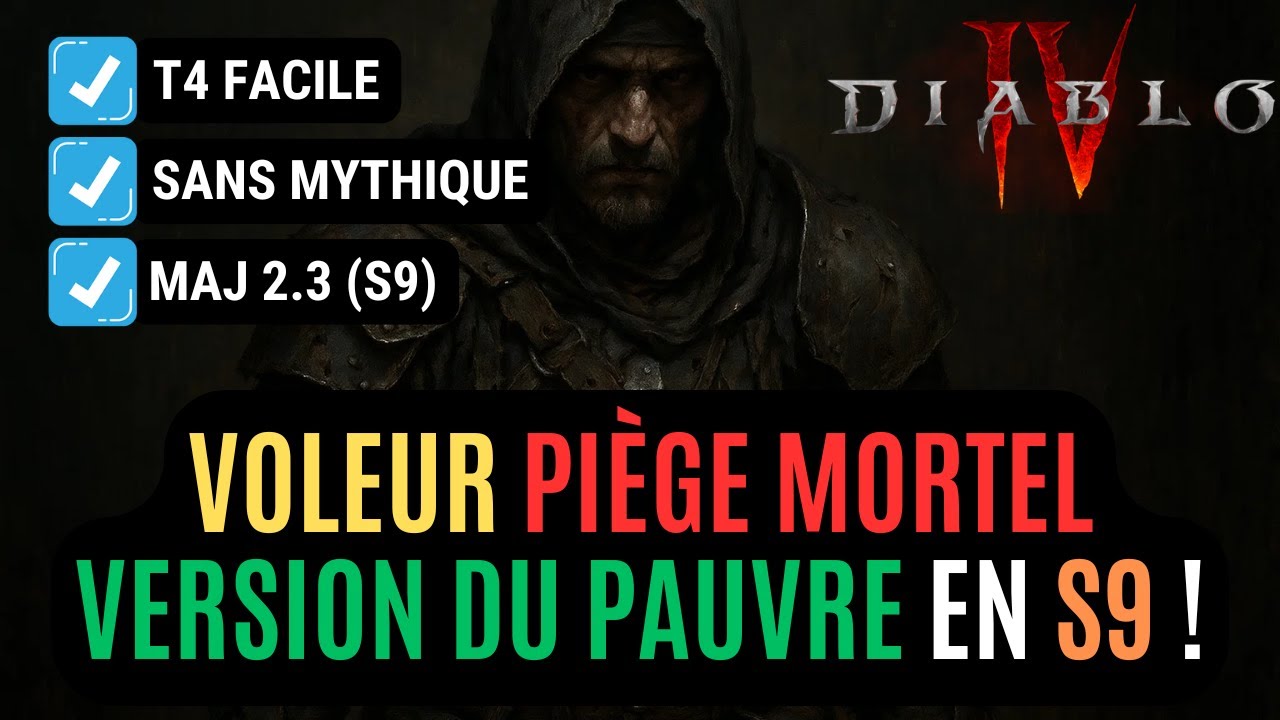 Build Du Voleur Piège Mortel Du Pauvre Pour Passer De T1 à T4 Les Yeux Fermés (0 mythique) !