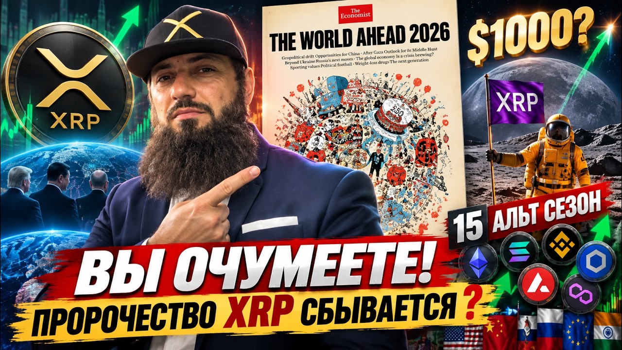 ВЫ ОЧУМЕЕТЕ! ПРОРОЧЕСТВО XRP по 1000$ СБЫВАЕТСЯ ? БЕЛАРУСЬ на готове  🔥 ЛИТВА ВЕЛИКОБРИТАНИЯ скоро 