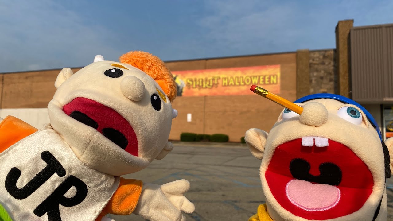TRR movie-Junior and Jeffy go to Spirit Halloween