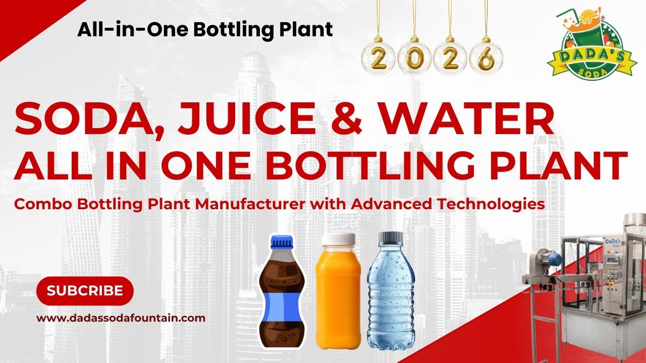 Introducing the All-in-One Soda Water & Juice Bottling Plant by Dada’s Soda Call 7016131099