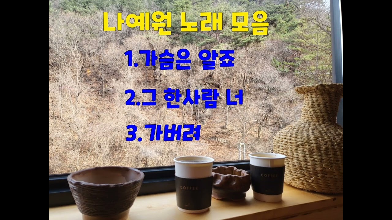 나예원 노래모음/가슴은 알죠*그 한사람 너*가버려