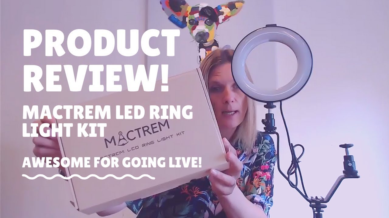 Going Live? You need the Mactrem led ring light kit review