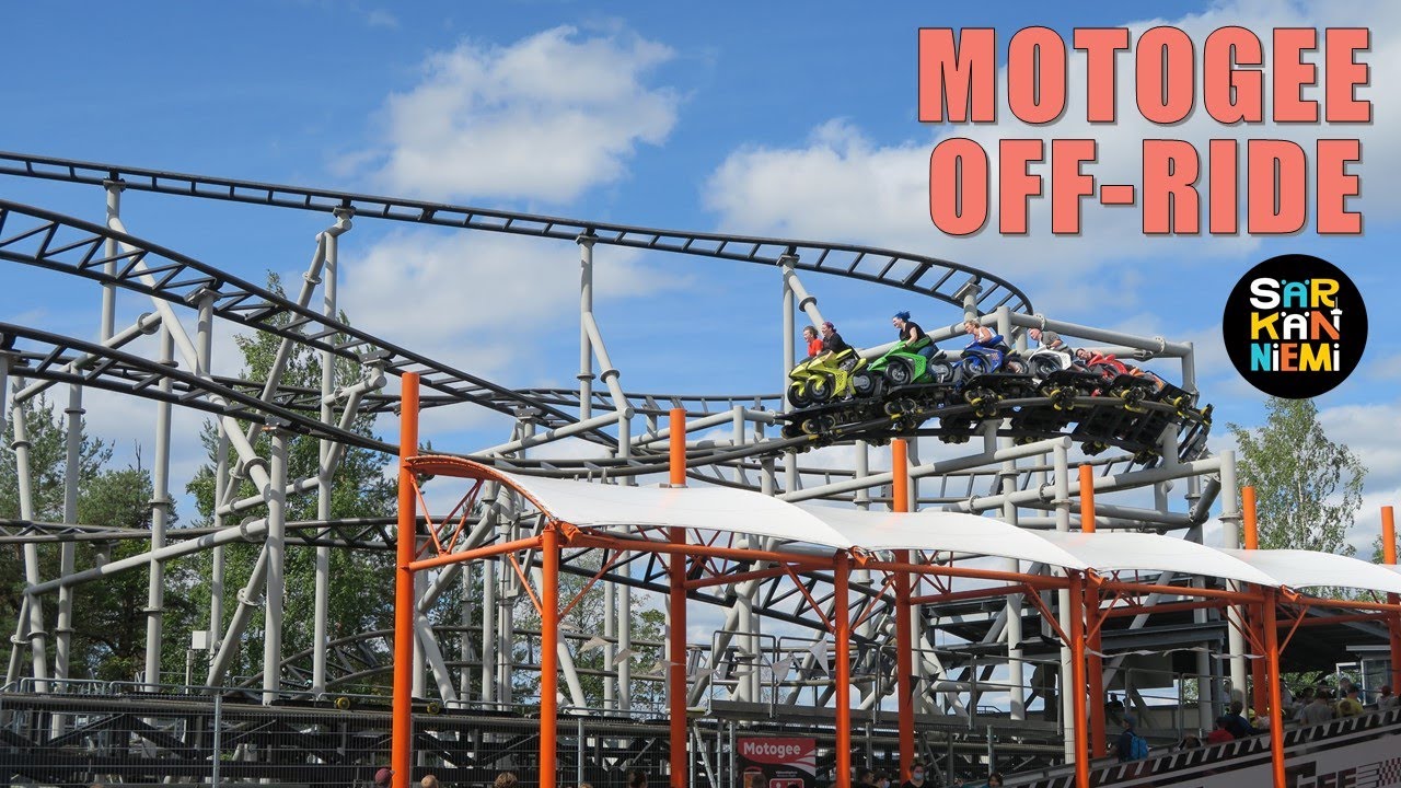 MotoGee Off-Ride Footage, Sarkanniemi Zamperla Motocoaster | Non-Copyright