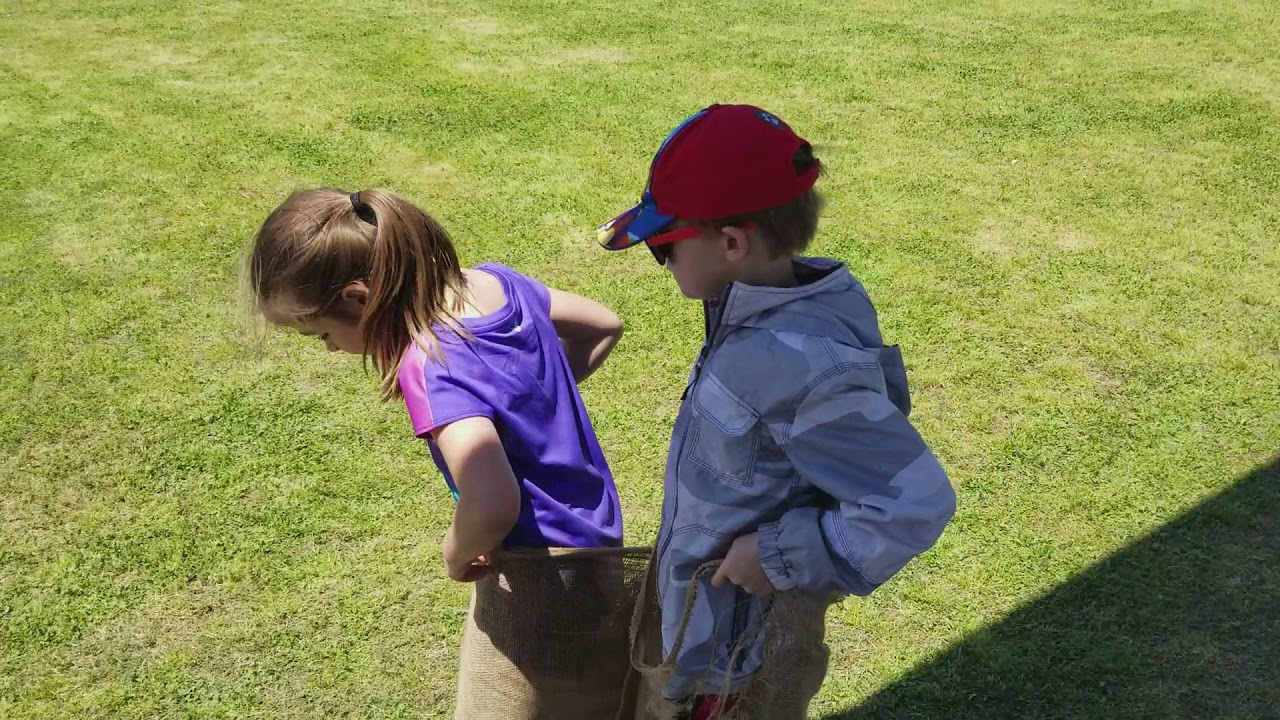 Potato Sack Race Kids