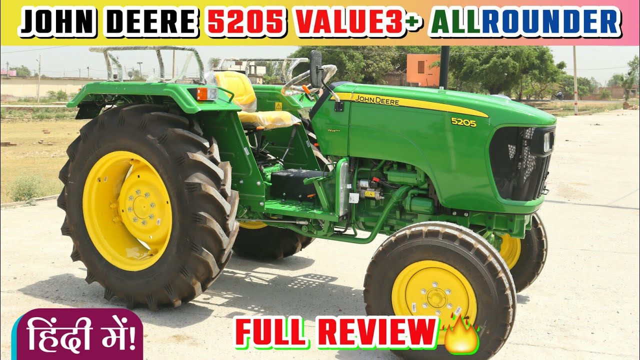 जॉन डीयर का नया कल्टीवेटर स्पेशलिस्ट🔥John Deere 5205 Value++ New Model 2024 Full Features and Price✅