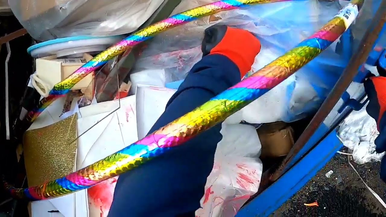 COSAS que TIRAN en Estados Unidos😬🟢que me cachan DUMPSTER DIVING |basura GRATIS