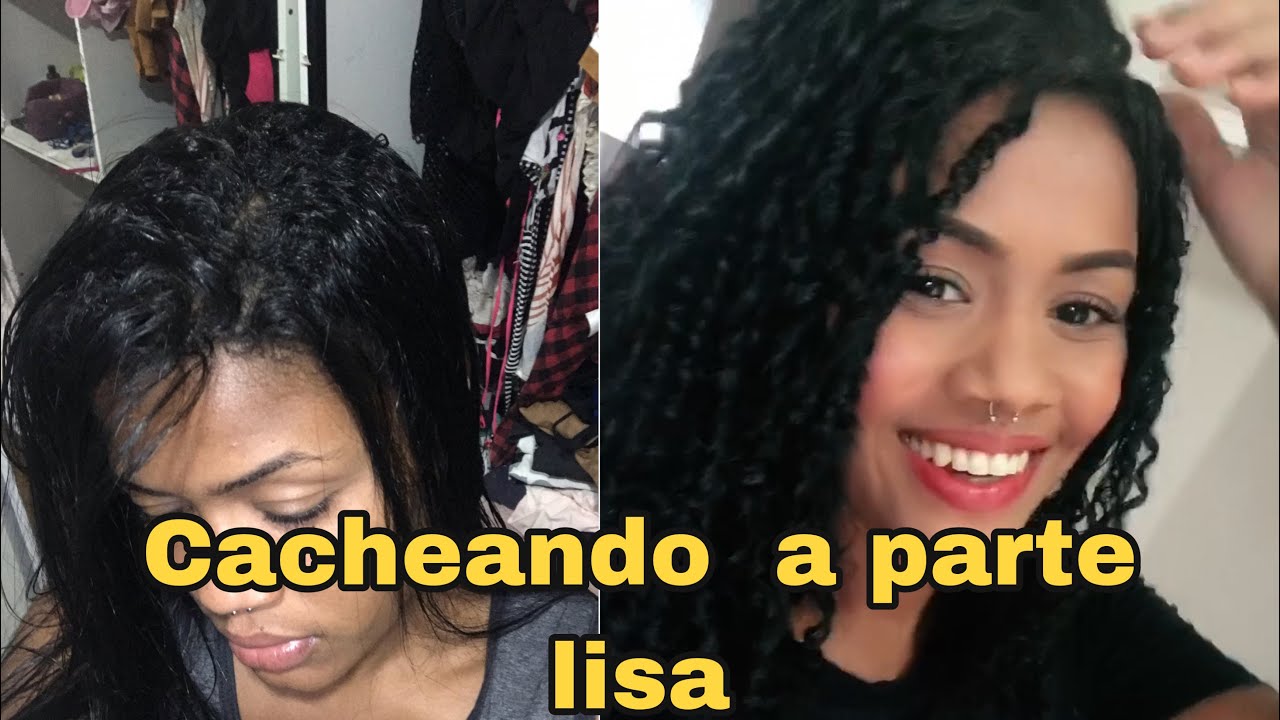 como CACHEAR a parte LISA do CABELO       /transi&ccedil;&atilde;o capilar ✨