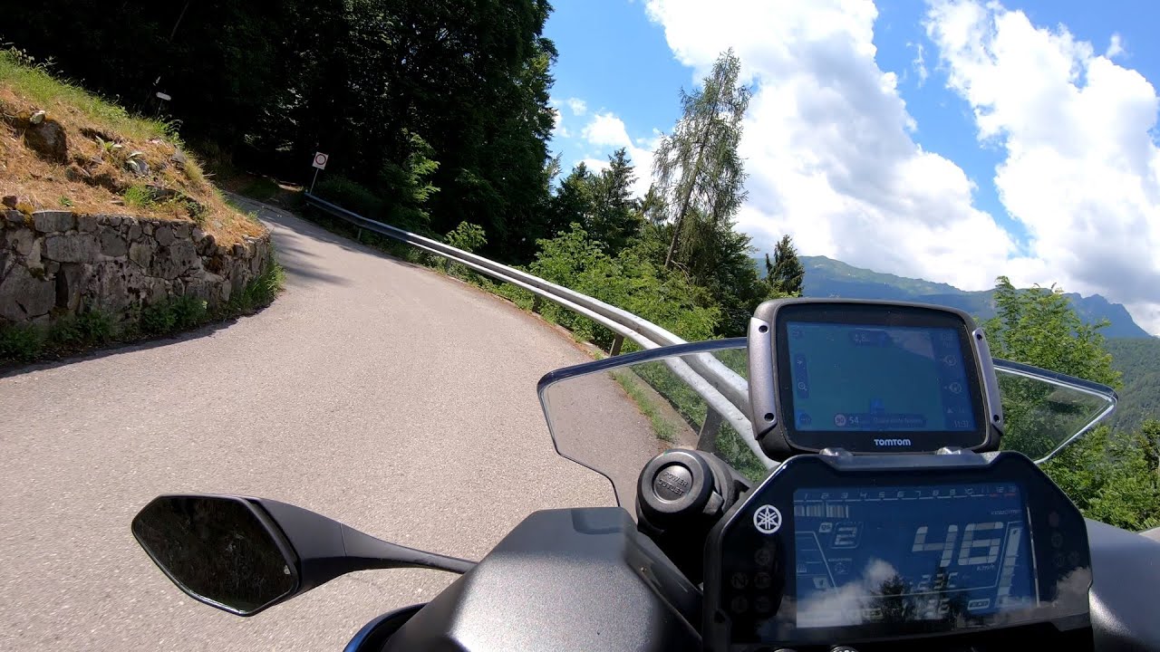 Yamaha Niken Epic-Extrem P&auml;ssefresser Tour 2021 Teil 20 - Passo Daone Auffahrt Nord