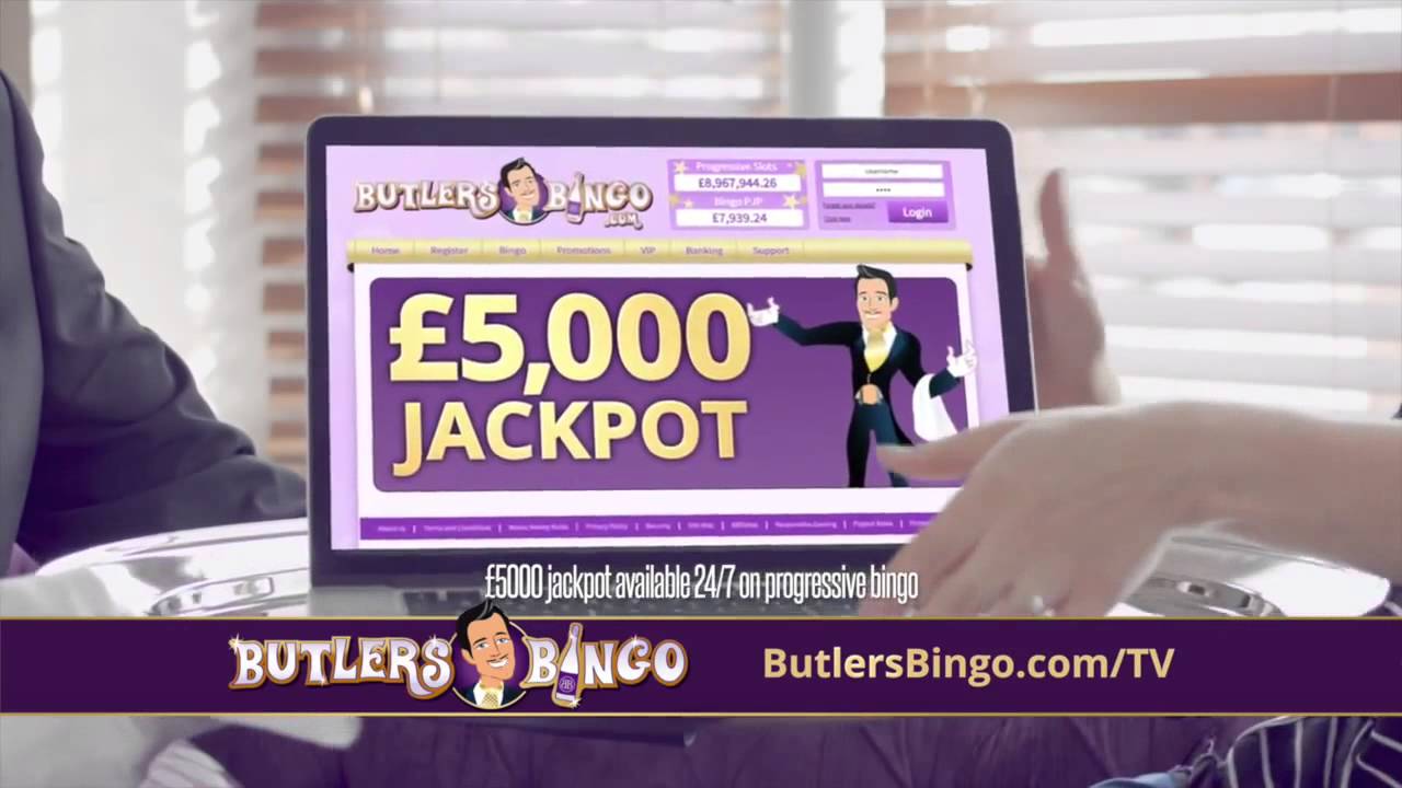 Butlers Bingo Online Bingo on a Silver Platter