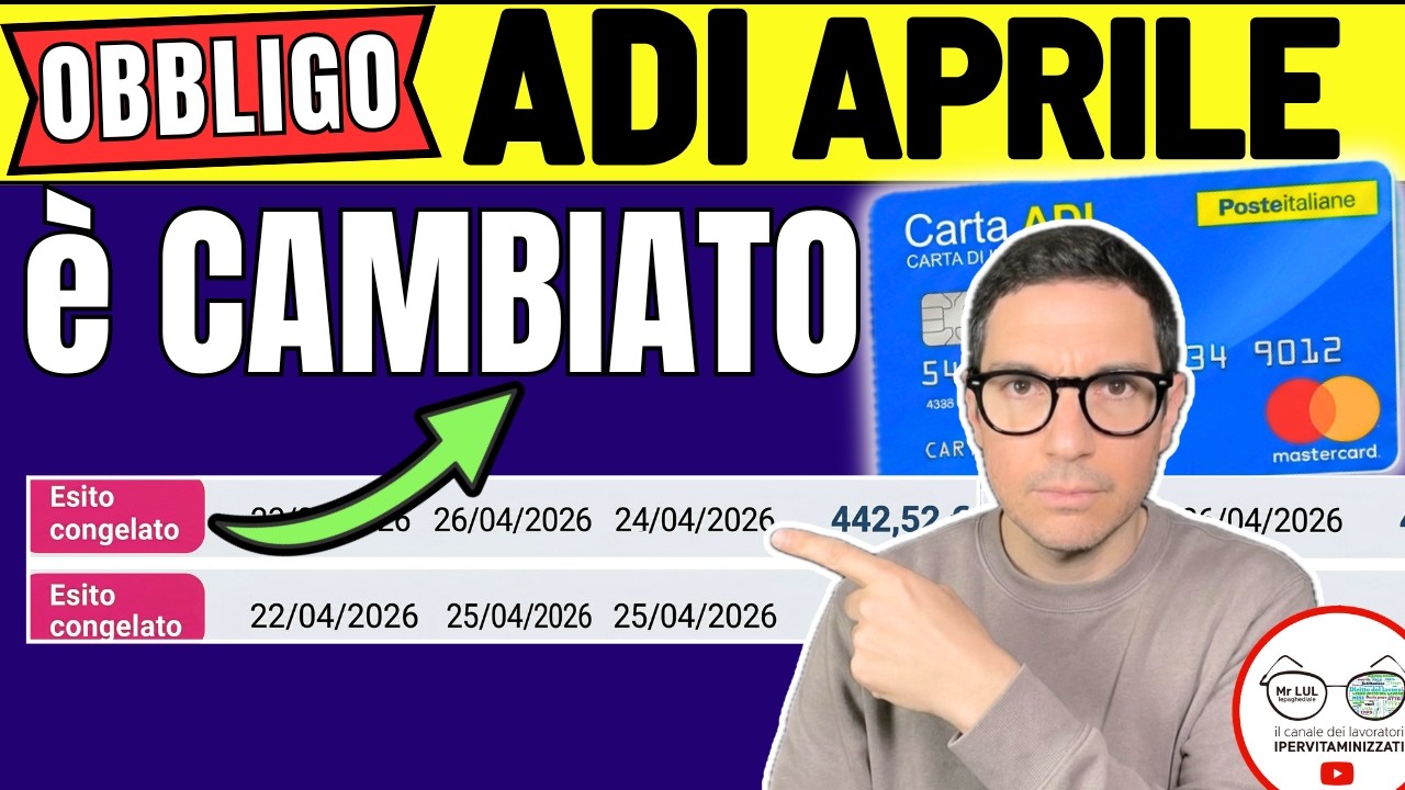 NOVIT&Agrave; ASSEGNO DI INCLUSIONE ➡ CAMBIA da APRILE Regole, Obblighi Appuntamenti SOSPENSIONI PAGAMENTI