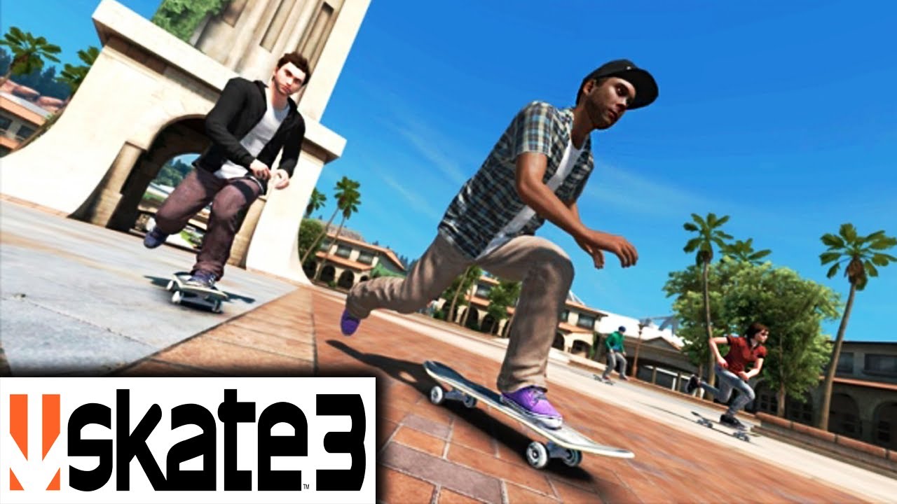 Skate 3 - 1 Up e S.K.A.T.E com @GamerYoshi