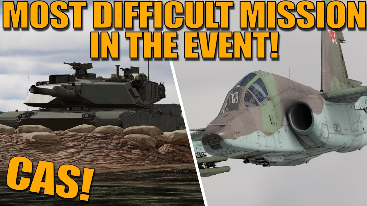 CAS in NUCLEAR THUNDER EVENT is the HARDEST MISSION to do! AA's are SO OP? - War Thunder