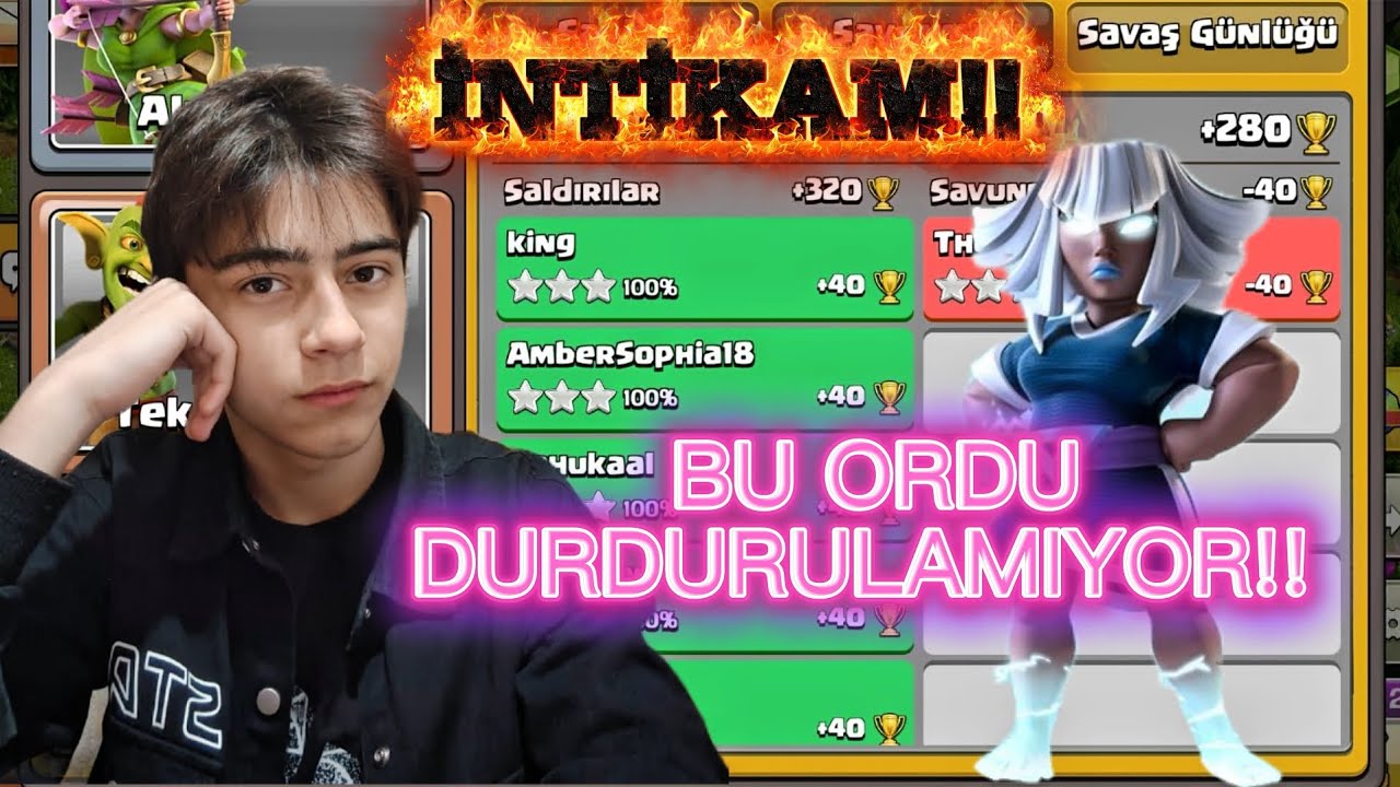 OYUNUN EN GÜÇLÜ ORDUSU..!! +320 KUPA | CLASH OF CLANS AZERBAYCAN 
