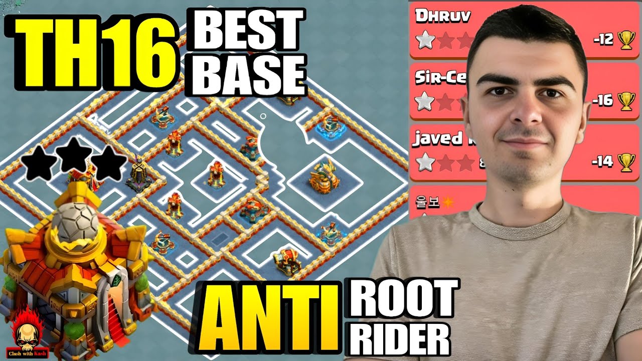 *BEST 10* ANTI GOLEMWITCH TH16 WAR BASE LINK ! TH16 NEW WAR BASE & LEGEND BASE 2024 | TH16 BASE LINK