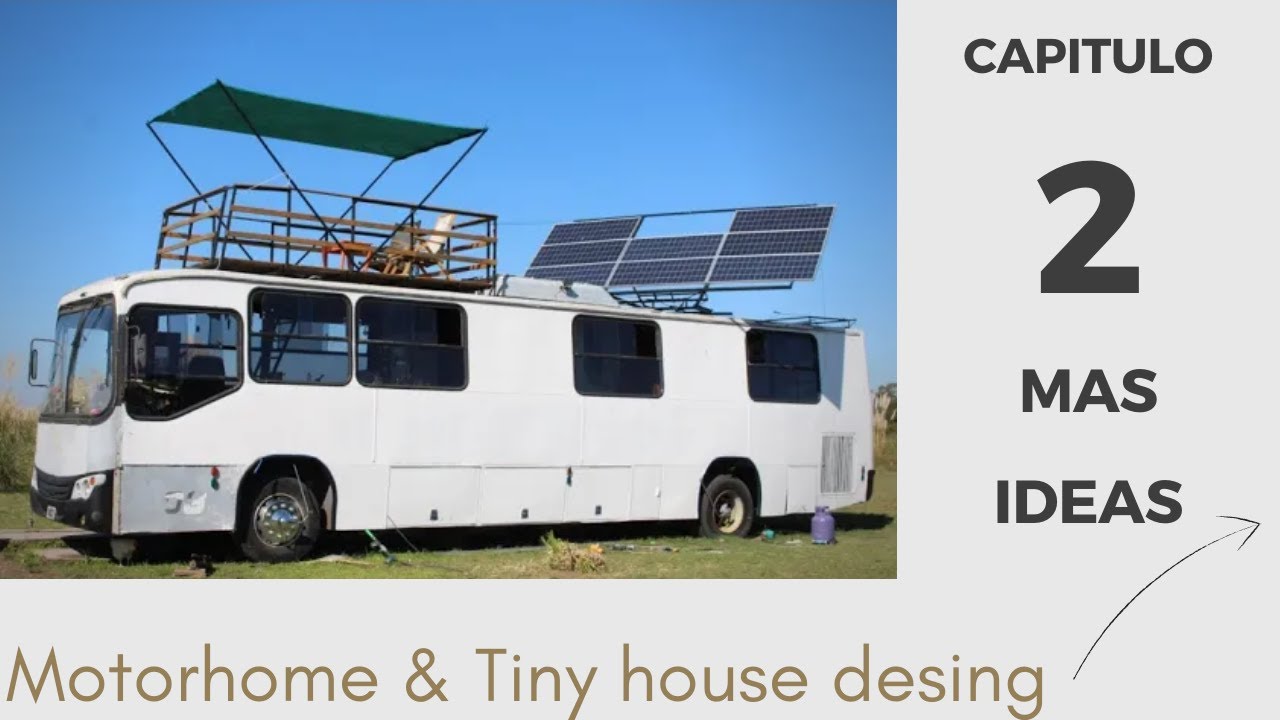 Motor home, diseño general, calefacción en camas y piso, lavadero y secadero de ropa. Capitulo 2